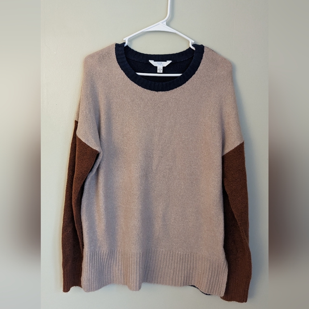 Nwt Time and Tru Long Sleeve Multi Color Sweater